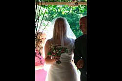 Bride and Father entering the church